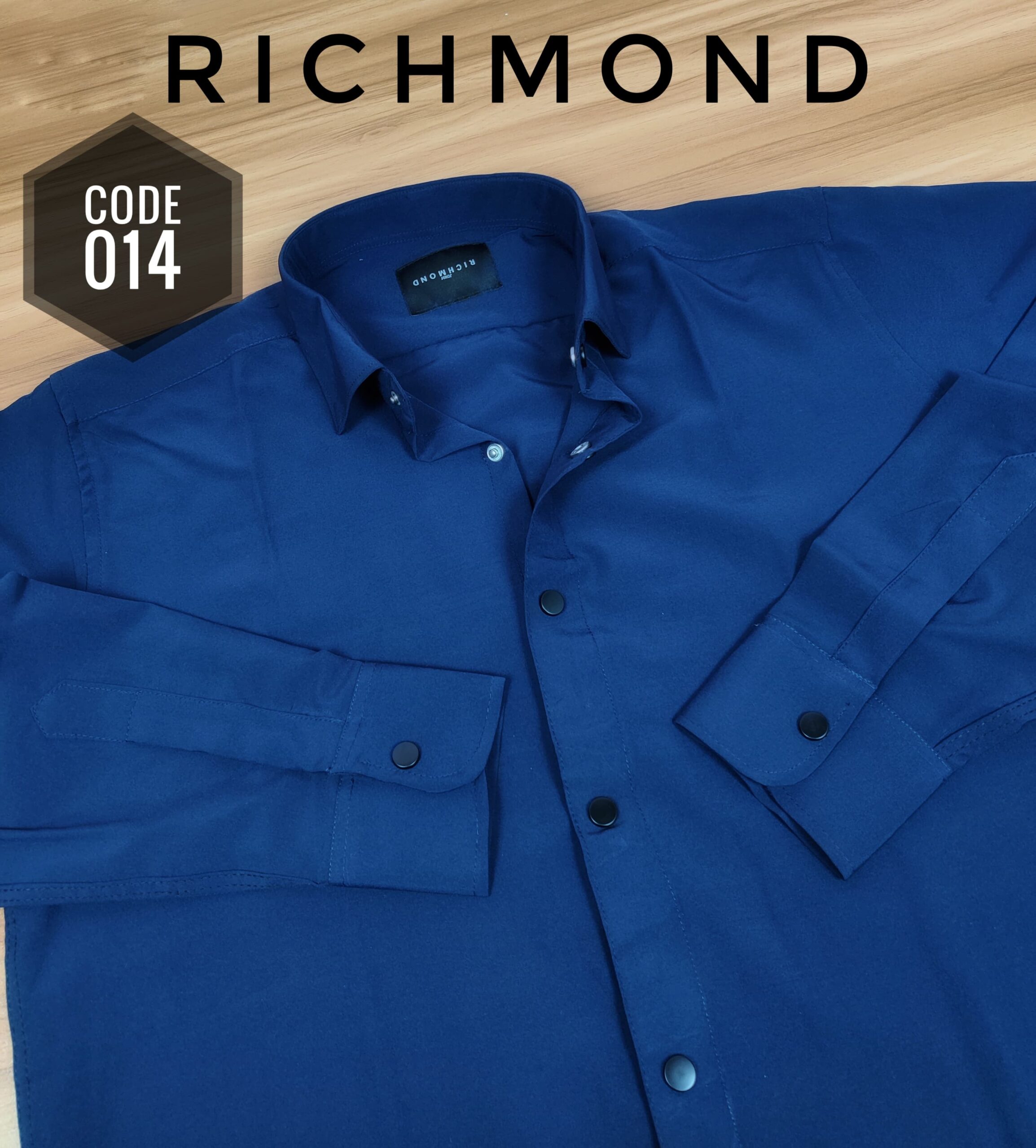 প্রিমিয়াম মাইক্রোস্টিচ শার্ট>Navy Blue