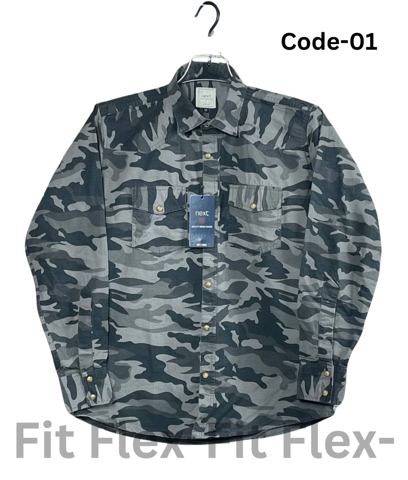 RM ক্যামো ওয়াশ শার্ট