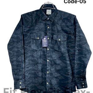 আর্মি ক্যামো ব্লাক শার্ট