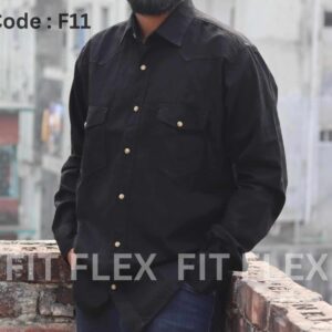 ডেনিম শার্ট-ব্লাক ওয়াশ