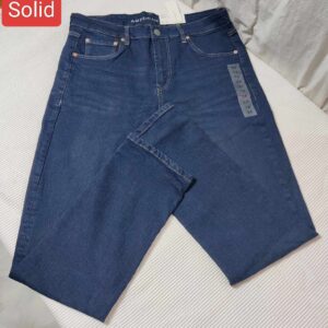 Solid wash pant