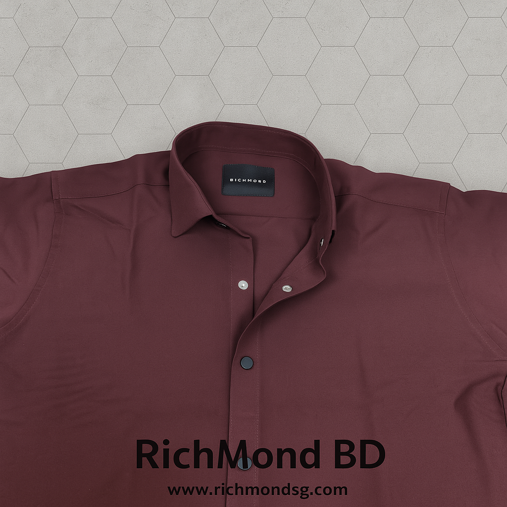 প্রিমিয়াম মাইক্রোস্টিচ শার্ট>Marron